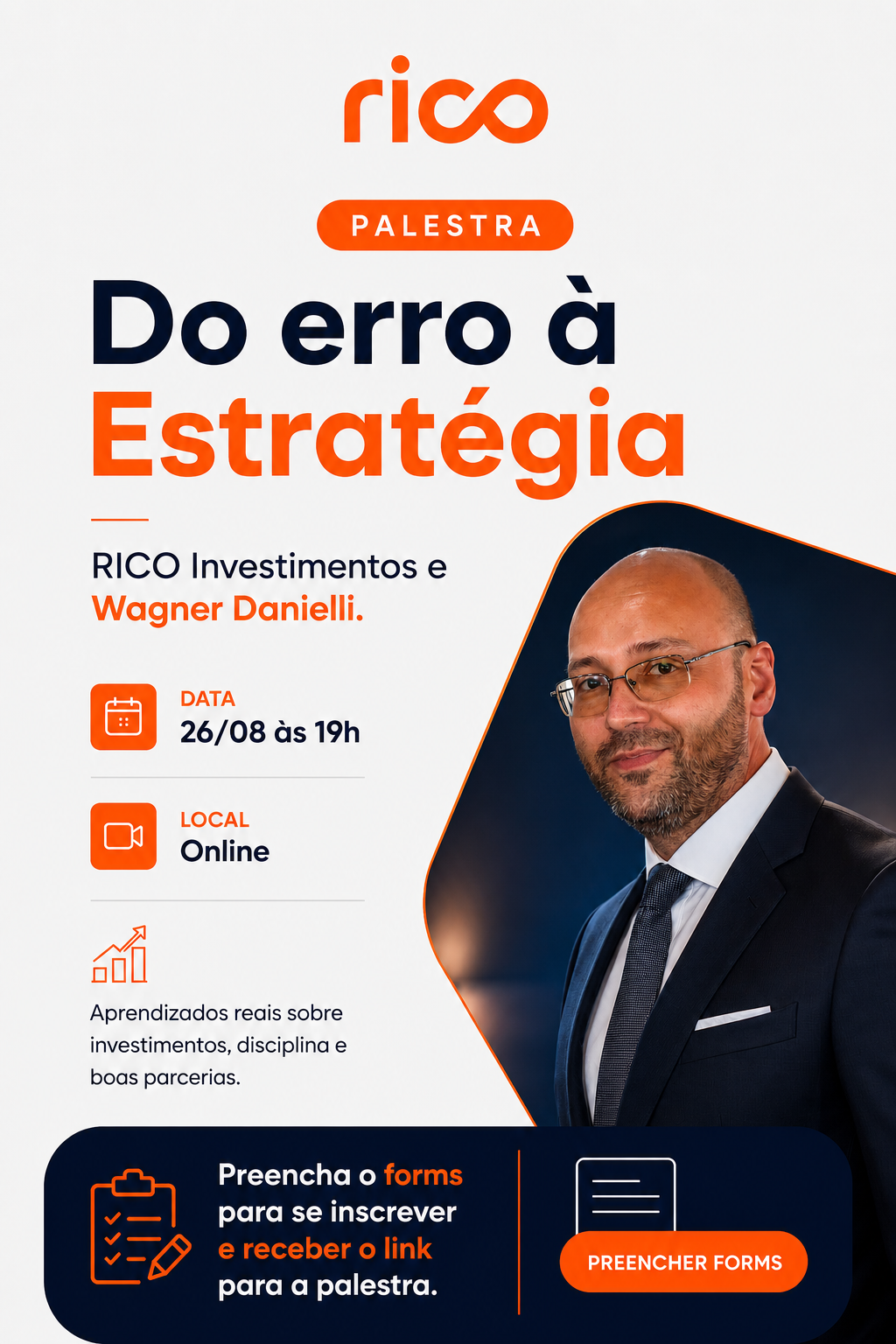 Palestra Online: Do Erro à Estratégia com Wagner Danielli